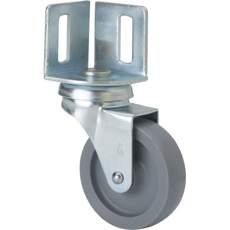 Rueda gir 040mm 3-0009 angulo ranurado 022kg.liso pp gr b bp