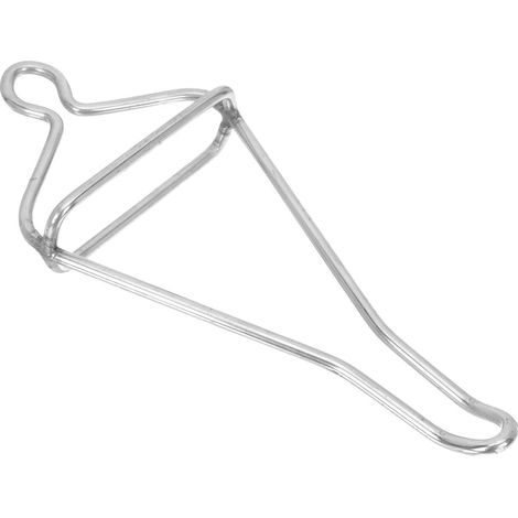 Crochet à visser - inox - argenté - pour rangement intérieur (1/5)