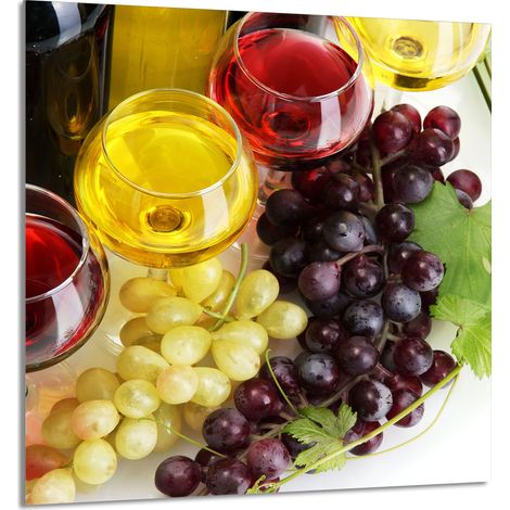 Panneau en verre POUR la cuisine 60x65 Vin (1/5)