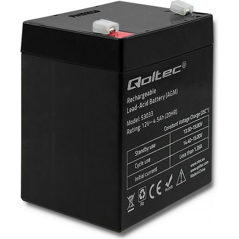 Batería AGM 12V 4,5Ah máx. 67,5A