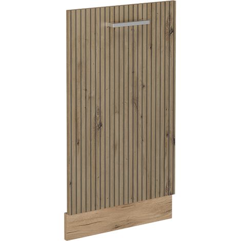 Coperchio per lavastoviglie R-Line, Rovere artigianale, 45 cm senza piano di lavoro, Vicco