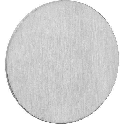 SOTECH selbstklebende Edelstahl Tür-Rosette - 1 Stück Blindrosette rund Ø 55 mm Edelstahl Satin zur Abdeckung nicht genutzter Türbohrungen (1/4)