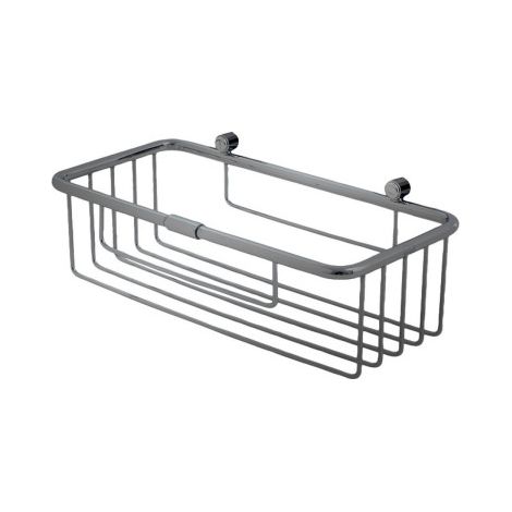 Panier de douche rectangulaire 25228 cm metal brosse - CRISTINA ONDYNA SHD1577