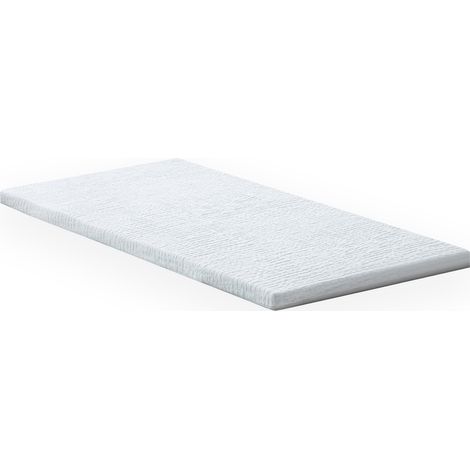Surmatelas déhoussable Duo Latex + Mémoire de forme 80 x 200 cm (1/5)