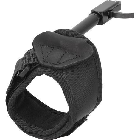 Déclencheur de Calibre TP410 pour Tir à l'Arc en Extérieur, Sangle Poignet et Gâchette pour Chasse et Tir à la Compound, Flèches et Force - Noir (1/5)