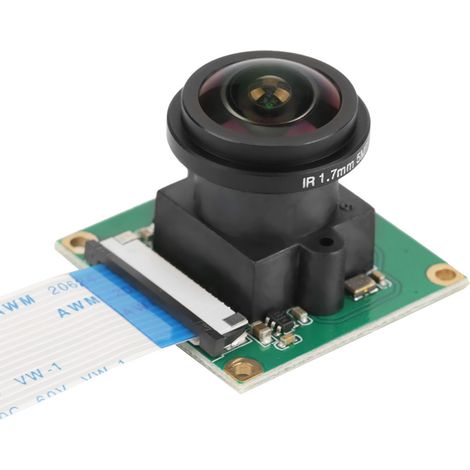 5MP HD-Weitwinkel-Kameramodul (175°) für Raspberry Pi 3/2, kompatibel mit B-Modellen. (1/5)