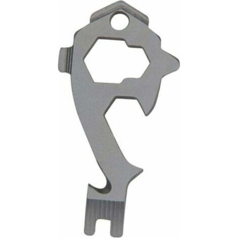 Porte-Clés Multi-Outils - 20 Fonctions En Acier Inoxydable 304 - Pour Camping Plein Air EDC - 1 Pièce (1/5)