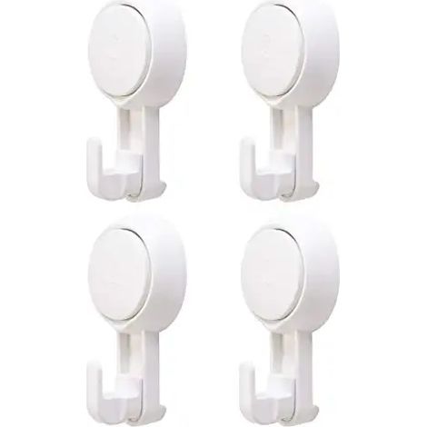 (Crochet blanc A) Crochet porte-serviettes sans perçage, amovible, à ventouse, pour salle de bain, peignoir, cuisine, hôtel, maison. Accessoires (1/5)