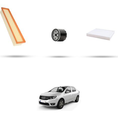 Kit tagliando 3 filtri compatibile con Dacia Logan II 1.2 54kw dal 2015 (1/5)