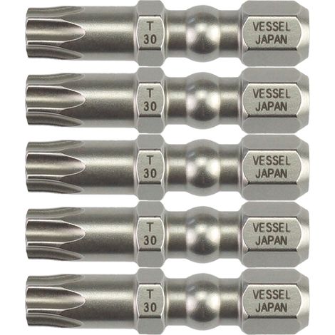 Embout De Vissage Impact Ball 30Mm T30 Boite De 5 Vessel