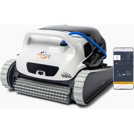 Dolphin Poolstyle 35i IoT Wi-Fi Bluetooth APP MyDolphin Plus Digital - Robot Elettrico Pulitore per Piscina fino a 12 Mt - FONDO + PARETI + LINEA - MY2025