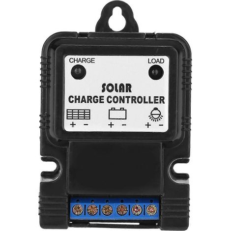 Contrôleur-régulateur de chargeur solaire portable PWM 6V/12V 3A avec indicateur LED (neuf) (1/4)