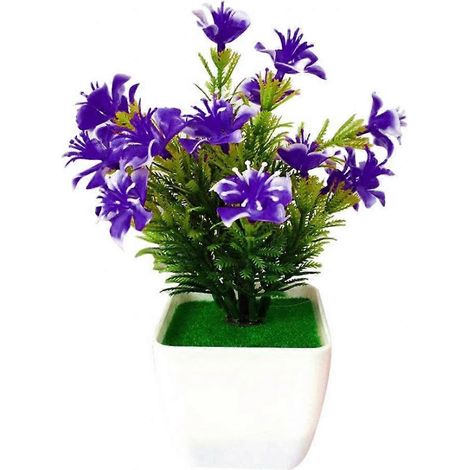 H&K Store 1 pièce Fleur de cerisier artificielle, simulation de fleur, mariage, maison, bonsaï décoratifviolet (1/5)