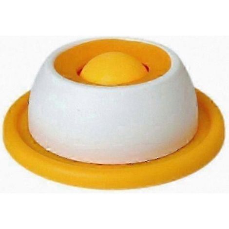Jouet interactif pour chien, idéal pour l'éducation et l'enrichissement : distributeur de croquettes anti-glouton avec support intégré et compatible avec les cages de transport. (1/2)