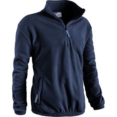 Felpa da lavoro in pile Sottozero Svezia 7250 mezza zip - XL - Blu notte