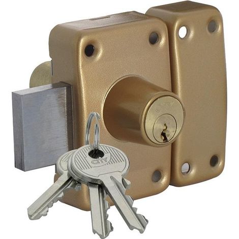 Iseo CITY 26 cerrojo de doble entrada bronce seguridad