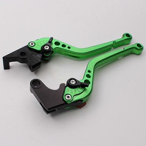 Pour motos Yamaha FZ6 FZ8 FZ1, klaxon de frein en alliage d'aluminium modifié, poignée CNC, biellette de direction (vert 2) (1/5)