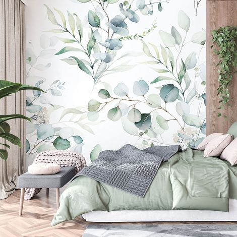 Papier peint panoramique - Fleurs - 255 cm x 255 cm