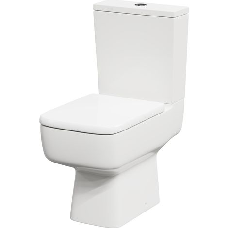 Paulo Close Coupled Toilet with Soft Close Toilet Seat (1/5)