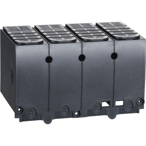 Coprimorsetti lunghi SCHNEIDER NSX100-250 a 4 poli, materiale resistente, design innovativo.