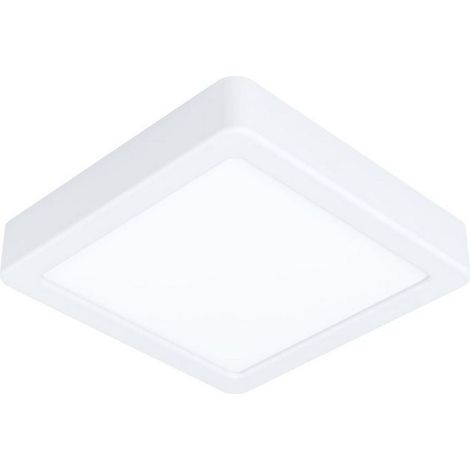 Plafoniera Led Quadrata Bianca da Cucina Moderna Fueva 5 Eglo - Formato: 11W - Luce Naturale (1/5)