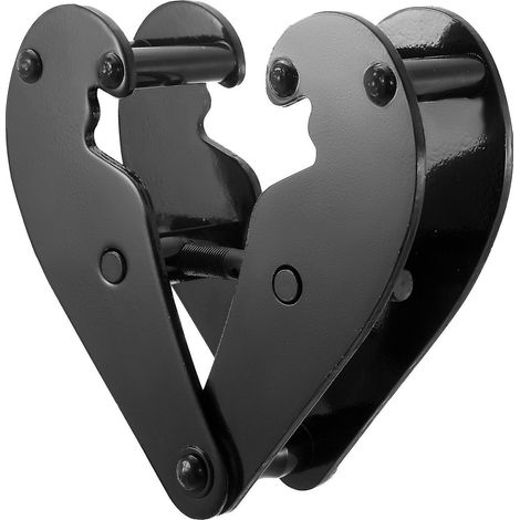 Pince de levage pour poutre en I, 1 tonne, robuste, noire, haute qualité (1/3)