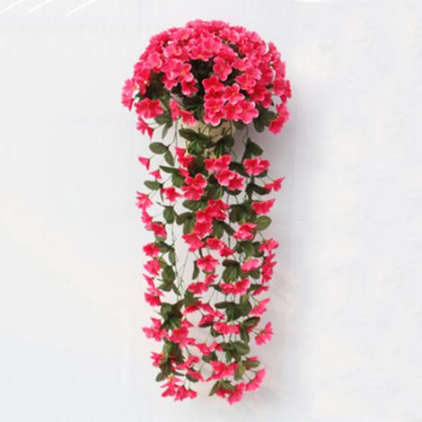 Bouquet d'orchidées artificielles suspendues, guirlande de fleurs en soie, longue guirlande pour décoration de mariage, fête et maison-AquaForge (1/5)