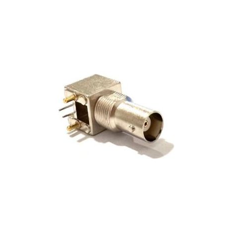 Connecteur coaxial RS PRO Femelle Droit, raccordement Traversant 50O Montage sur CI ( Prix pour 1 )