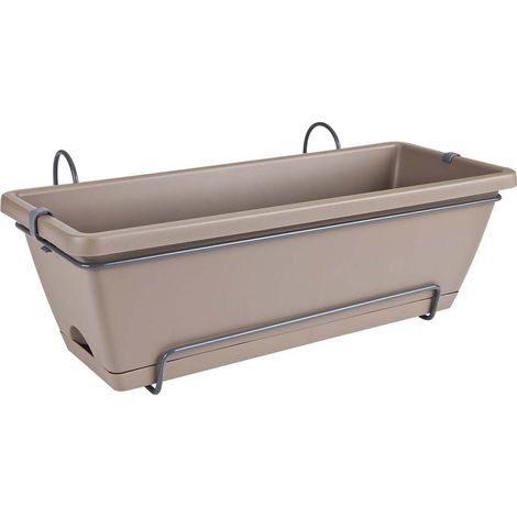 FIORIERA BARCELONA ALLIN1 50CM TAUPE ELHO (1/4)