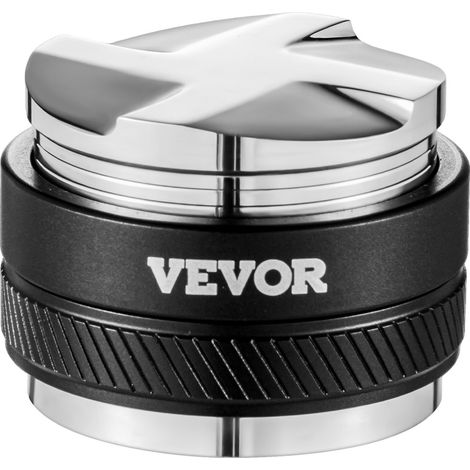 Distributeur de café, 53 mm, outil de distribution de café expresso réglable 2 en 1, avec base en forme d'éventail, distributeur de poudre de café en acier inox 304, conception facile à démonter (1/5)