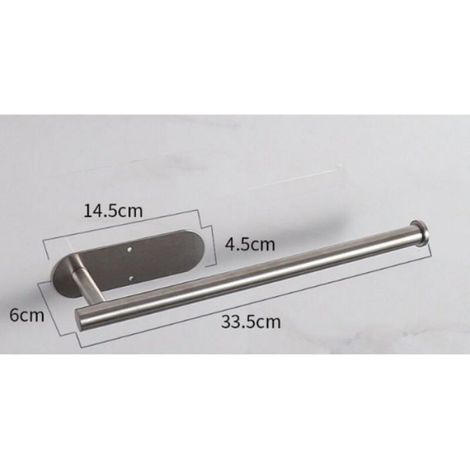 Porte Sopalin, Support Essuie Tout Mural ou Auto-Adhésif,Porte Rouleau Papier Cuisine Acier Inoxydable, Porte Essuie Tout de Cuisi (1/4)