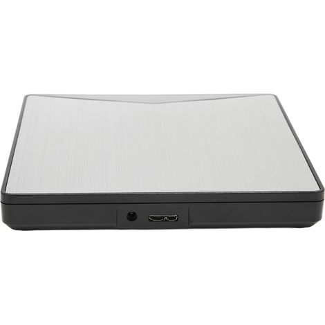 Externer DVD-Brenner mit USB 3.0-Anschluss, schnellere CD/DVD-Übertragung, Plug & Play, tragbar, für Laptops und Desktop-Computer. (1/5)