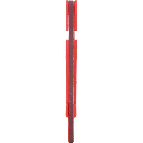 Bâtonnet de ponçage pour frettes de guitare, lime à frettes, stylo de finition pour réparation d'instruments, outil rouge (1/5)