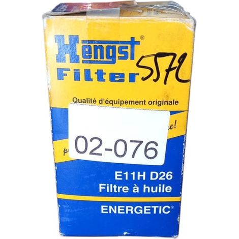 Filtro olio motore marca hengst filter codice filtro e11h d26