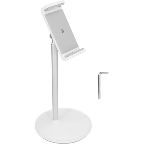 Ergonomisch gestalteter, neigbarer Handyhalter mit 180-Grad-Drehung und stabilem Standfuß für Smartphones von 4,7 bis 12,9 Zoll. (1/5)