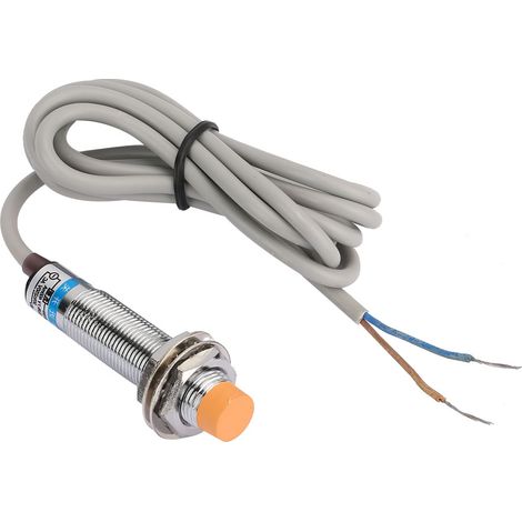 Vernickeltes Messing LJ12A3-4-J/EZ AC NO induktiver Näherungssensor Schalter Erkennung 4 mm (1/5)