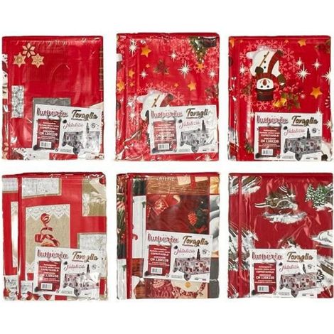 Trade Shop - Mantel De Navidad Plastificado Antimanchas Fantasias Varias Mis. 120190 - (1/5)