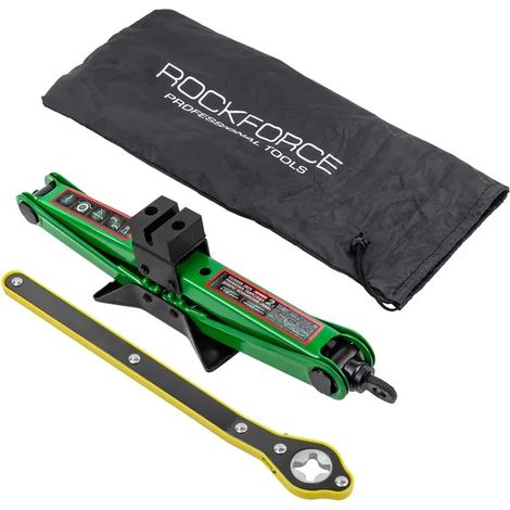 Gato trapezoidal Rockforce de 2 toneladas con llave de carraca de 115 a 400 mm (1/4)