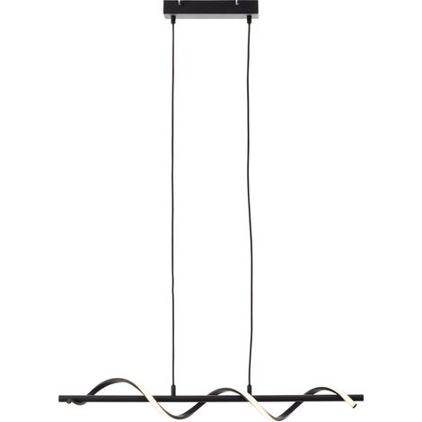 Brilliant Lampe Eunice LED Pendelleuchte schwarz matt schwarz 22 W LED integriert