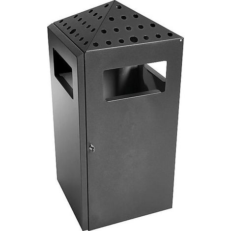 FRANKEL kaiserkraft, Combiné cendrier-poubelle, capacité 75 l,