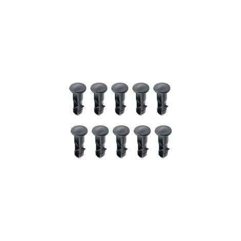 65 x 18mm Lot de 10 Goupilles de Charnière Pour Couvercle de Poubelles à Roulettes En Plastique Noir Pour Poubelles Domestiques de 240 L et Commerciales H326