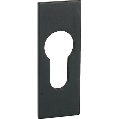 Entrée adhésive rectangulaire clé I noir - ARGENTA - 3005831