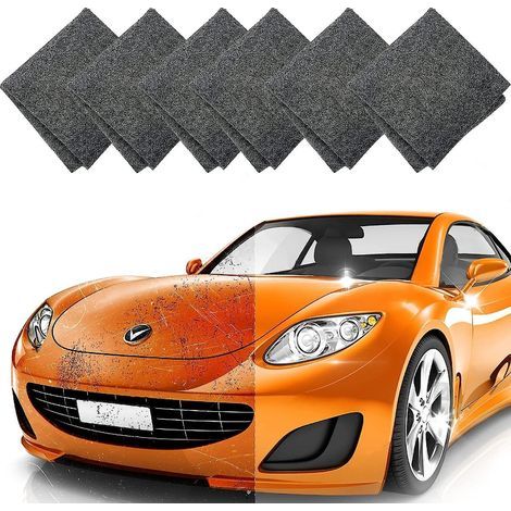 Panno antigraffio per auto Nano Sparkle, panno magico nano potenziato per rimuovere i graffi, ripararli e lucidare con acqua, confezione da 6. (1/5)