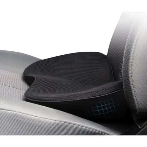 Cuscino per sedile auto per conducente, cuscino rialzato spesso, cuscino per alleviare il mal di schiena per tutte le stagioni