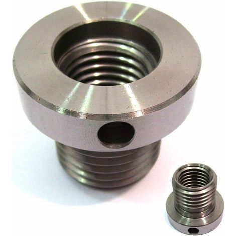 Gewindeadapter Spindeladapter 1" M33 Adapter 55685 Drechselbank Drehbank (1/4)