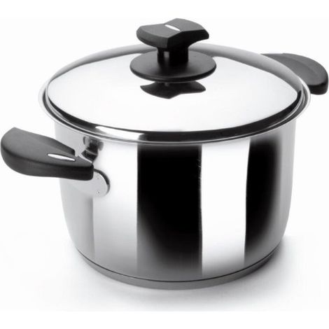 Olla Alta 18Cm Con Tapa Fondo Difusor Inox Ladycor Lacor
