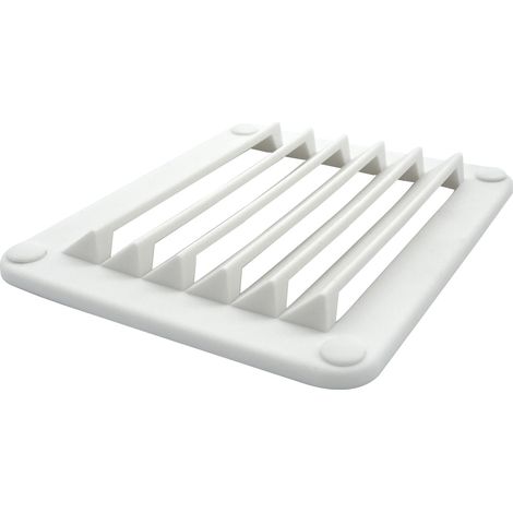 Black and white plastic ventilation panel, ventilation window, ventilation opening 14112515mm, marine, yacht, and RV accessories - white - plastic (1/4)