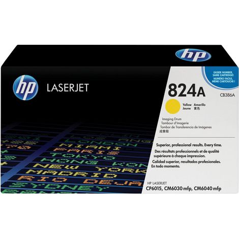 Hp CB386A Tamburo Giallo per Color LaserJet CP6015 / CM6030 (006R03388) (1/4)