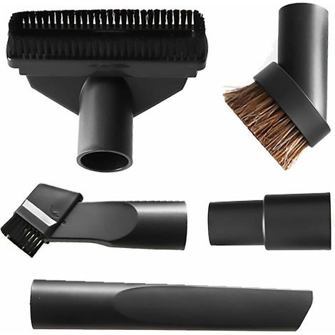 Embout Aspirateur, 5 Pièces Brosse Aspirateur Accessoires pour Aspirateurs Brosse dAspirateur Universelle pour Remplacement dAspirateur 32/35 CM, (1/5)