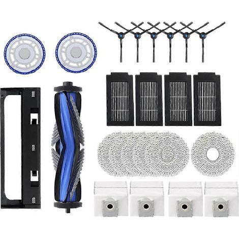 Filtre pour aspirateur brosse pour aspirateur Filtre de brosse pour aspirateur filtre de ECOVACS T50 PRO OMNI /T50PRO / T50 OMNI Robot Aspirateur Main Side Brosses Serpillière Cloths Filtres Sac à pou (1/5)